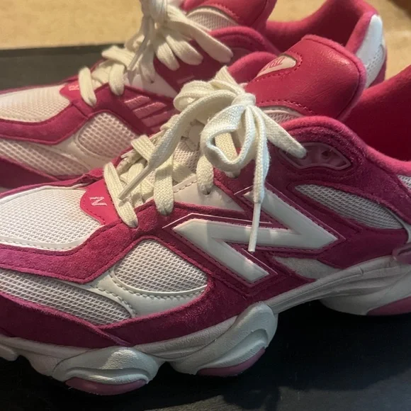 New Balance Pink and White Athletic Shoes - Picture 3 of 3